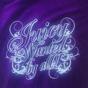Juicy Coutour Velour Track Jacket Hoodie